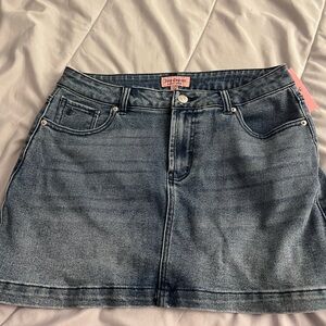 Juicy Couture Blue A-Line Mini Skirt for Casual Wear